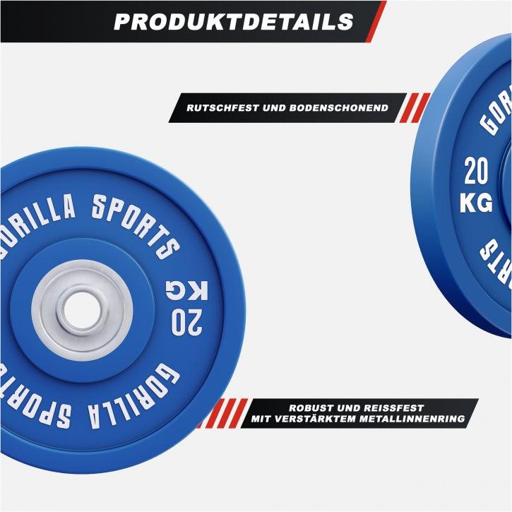 Discuri de cauciuc Bumper Plates Olympia PRO 5 - 25 kg