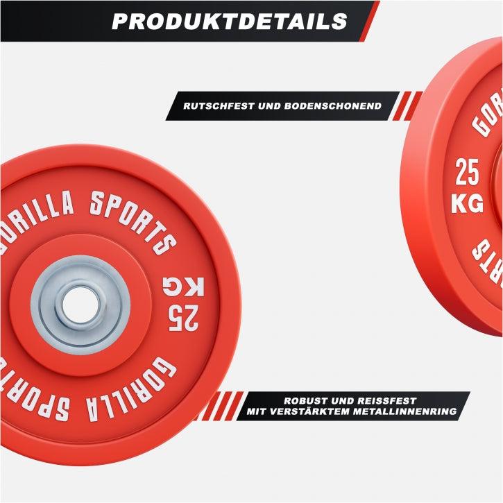 Discuri de cauciuc Bumper Plates Olympia PRO 5 - 25 kg