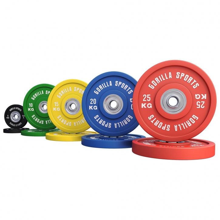 Discuri de cauciuc Bumper Plates Olympia PRO 5 - 25 kg
