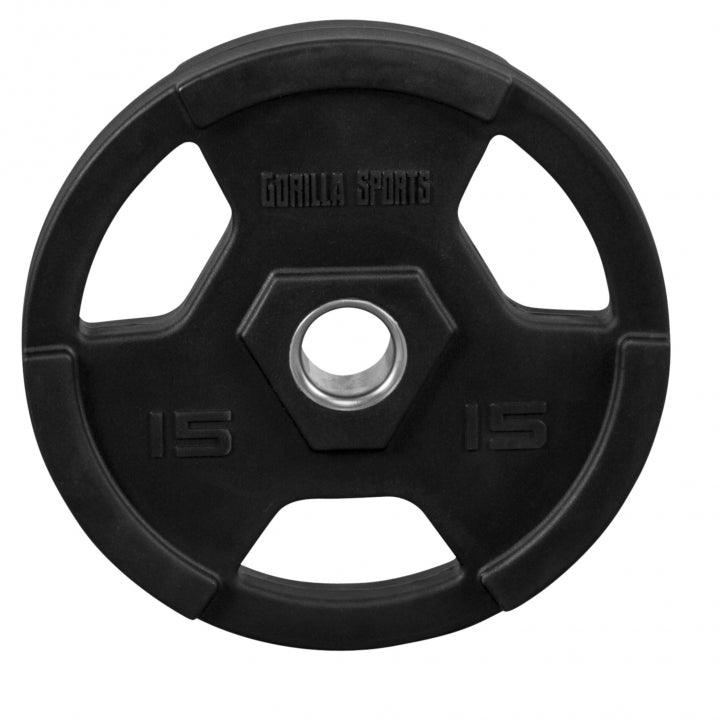Discuri de halteră din plastic Gripper Olympia PRO 1,25 - 25 kg