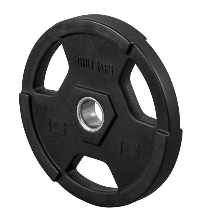 Discuri de halteră din plastic Gripper Olympia PRO 1,25 - 25 kg