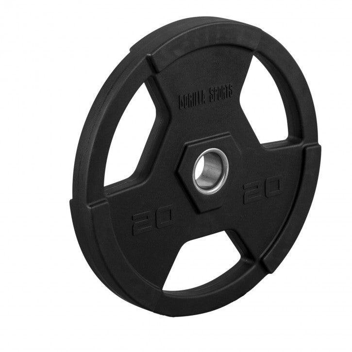 Discuri de halteră din plastic Gripper Olympia PRO 1,25 - 25 kg