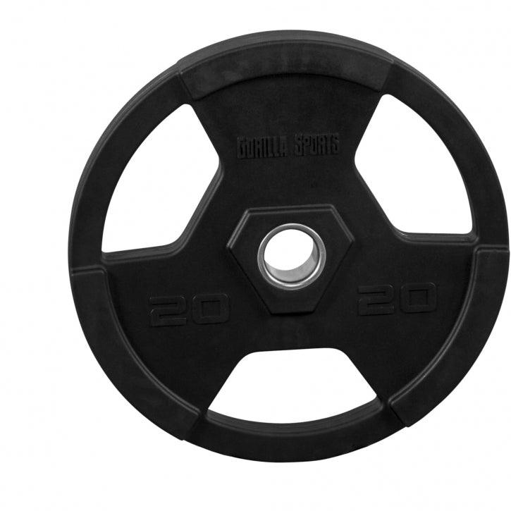 Discuri de halteră din plastic Gripper Olympia PRO 1,25 - 25 kg