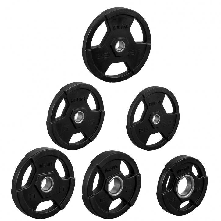 Discuri de halteră din plastic Gripper Olympia PRO 1,25 - 25 kg