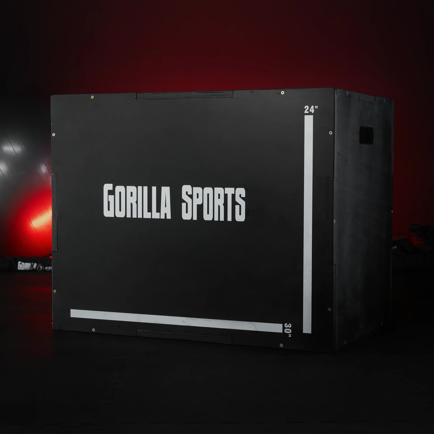 Plyo Box din lemn negru 61 x 51 x 76 cm