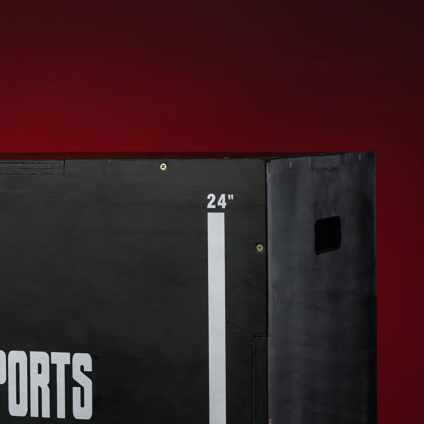 Plyo Box din lemn negru 61 x 51 x 76 cm