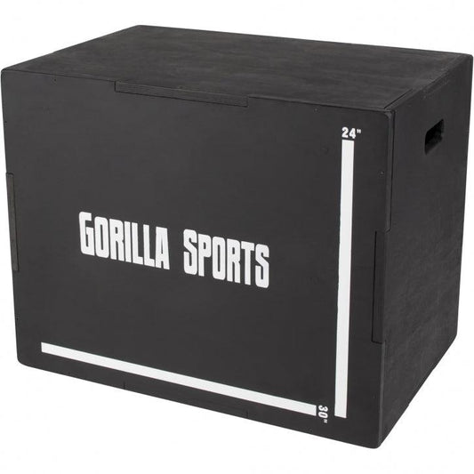 Plyo Box din lemn negru 61 x 51 x 76 cm