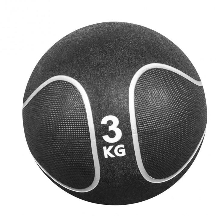 Minge medicinală din cauciuc negru/argintiu 1 - 10 kg