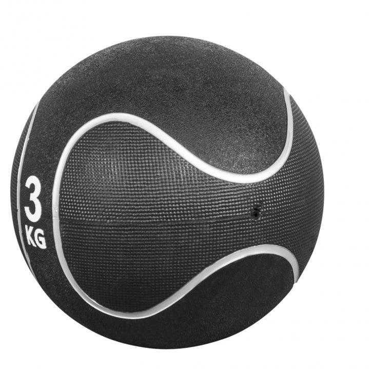 Minge medicinală din cauciuc negru/argintiu 1 - 10 kg
