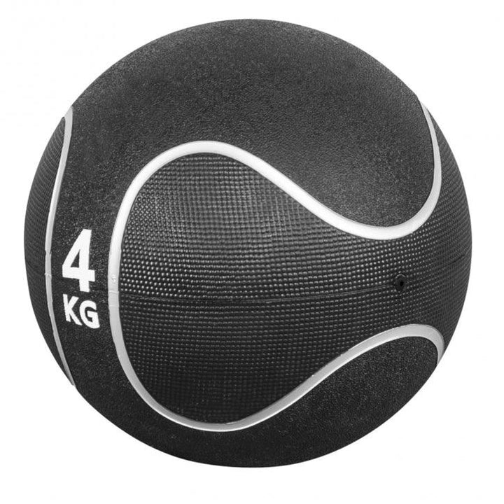 Minge medicinală din cauciuc negru/argintiu 1 - 10 kg