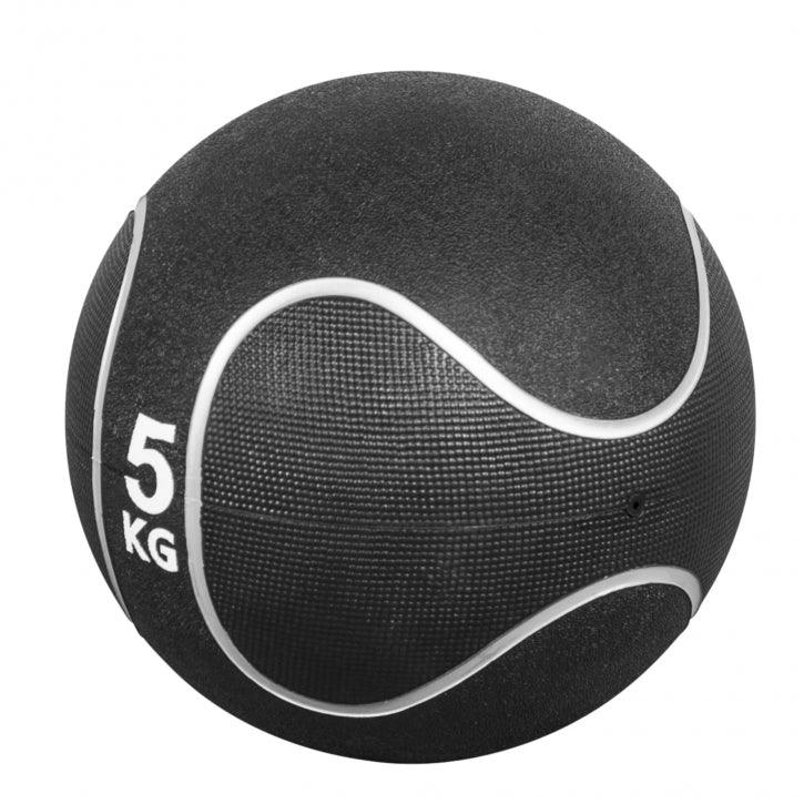 Minge medicinală din cauciuc negru/argintiu 1 - 10 kg