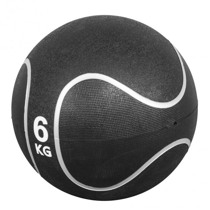 Minge medicinală din cauciuc negru/argintiu 1 - 10 kg