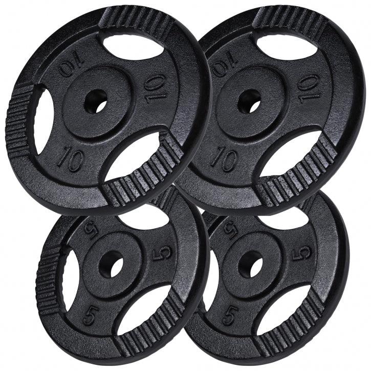 Discuri de halteră din fontă Gripper 0,5 - 20 kg