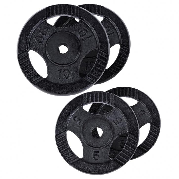 Discuri de halteră din fontă Gripper 0,5 - 20 kg