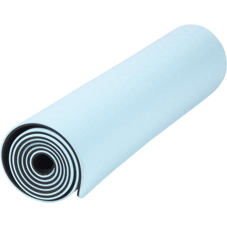 Saltea de yoga cu partea inferioară antiderapantă, lățime 60 cm și grosime 0,6 cm