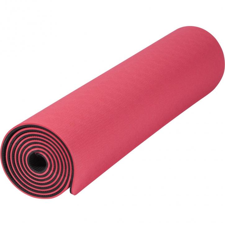 Saltea de yoga cu partea inferioară antiderapantă, lățime 60 cm și grosime 0,6 cm