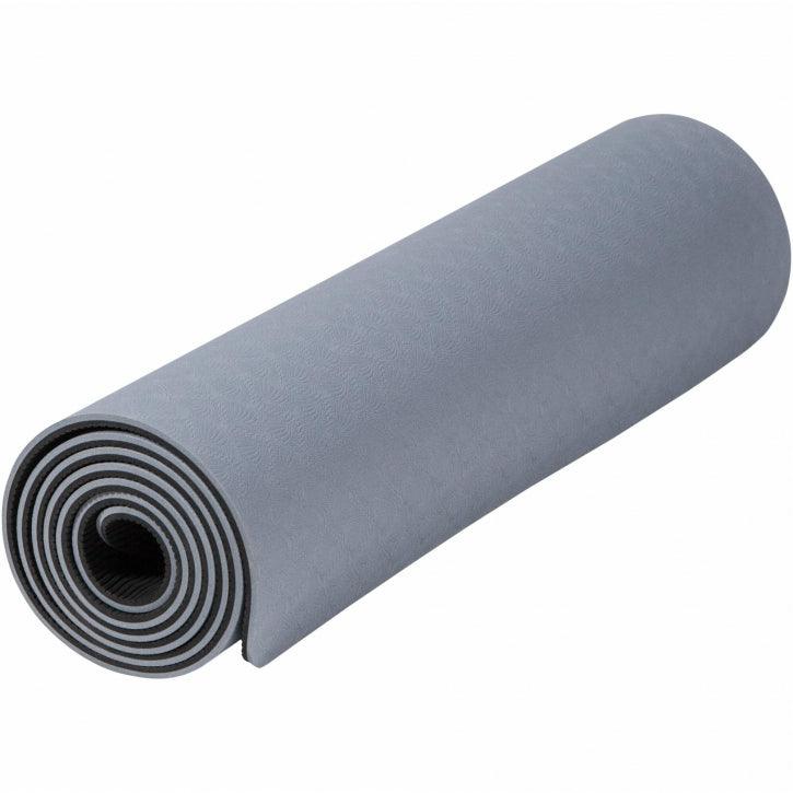 Saltea de yoga cu partea inferioară antiderapantă, lățime 60 cm și grosime 0,6 cm