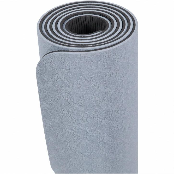 Saltea de yoga cu partea inferioară antiderapantă, lățime 60 cm și grosime 0,6 cm