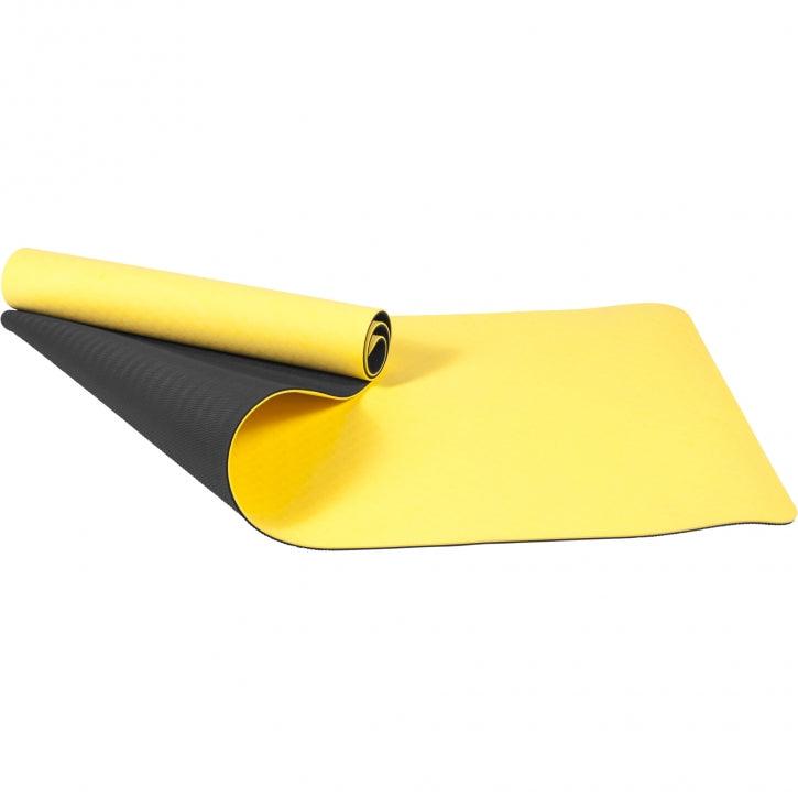 Saltea de yoga cu partea inferioară antiderapantă, lățime 60 cm și grosime 0,6 cm