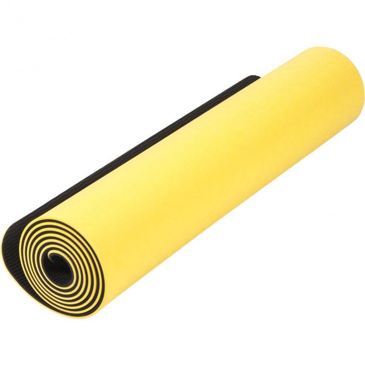 Saltea de yoga cu partea inferioară antiderapantă, lățime 60 cm și grosime 0,6 cm