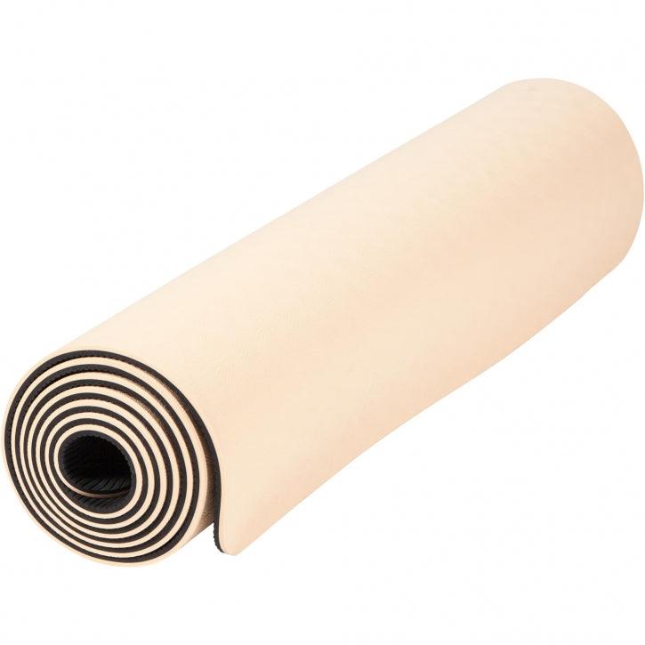 Saltea de yoga cu partea inferioară antiderapantă, lățime 60 cm și grosime 0,6 cm