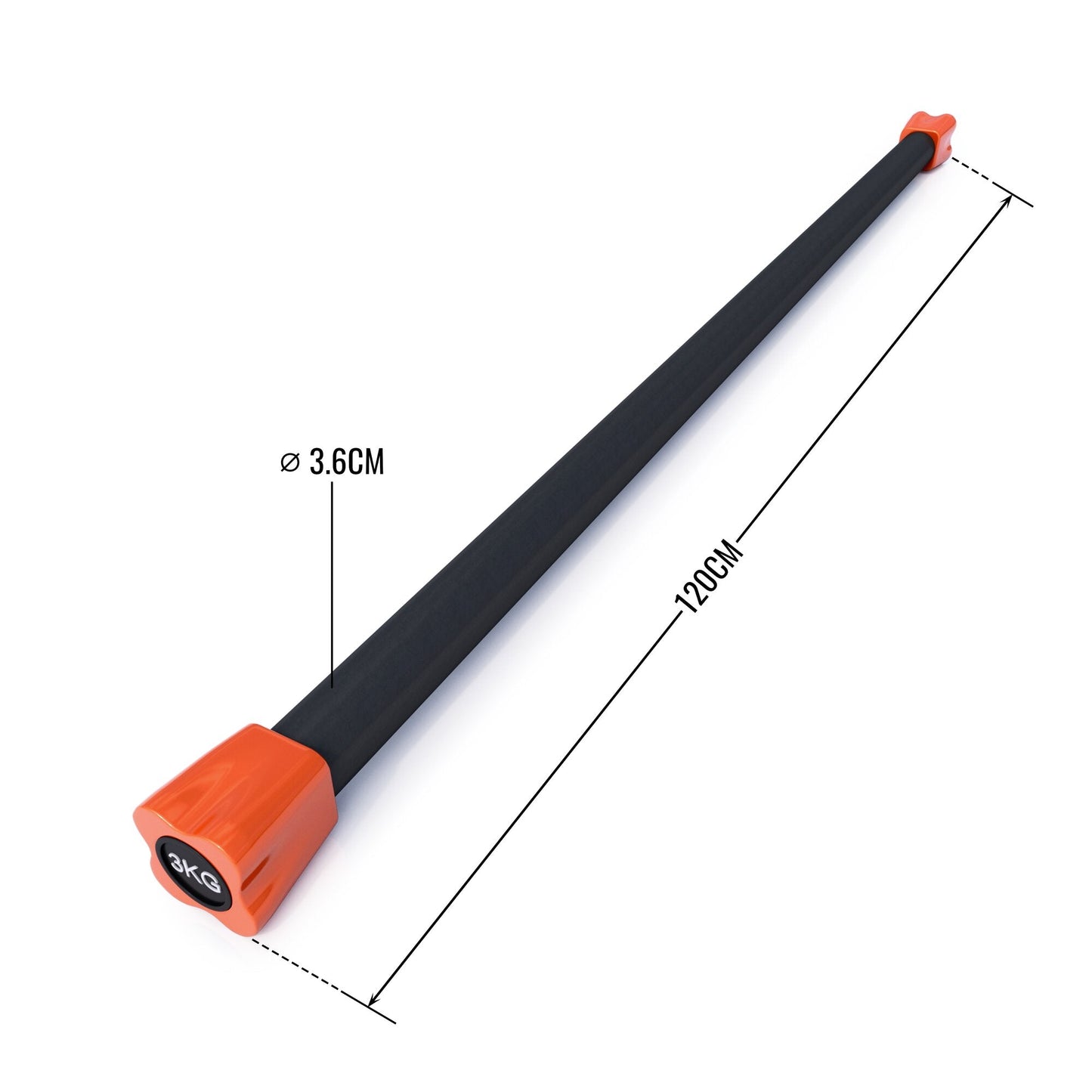Bară de haltere Aerobic 1 - 10 kg