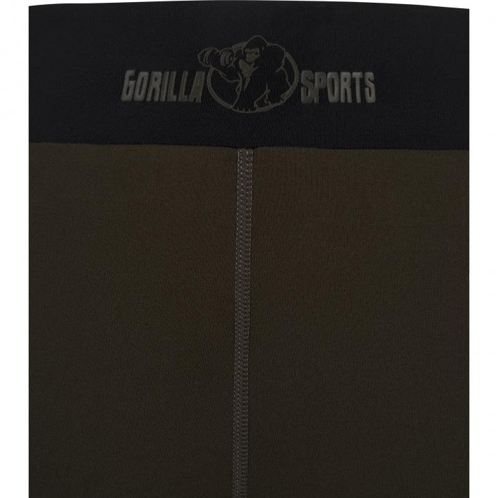Colanți sport în negru/roz și negru/măslin
