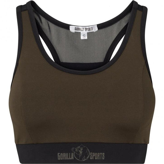 Sutien sport în negru/roz și negru/măslin