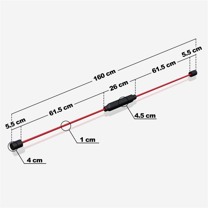 Bară flexibilă de balansare 160 cm