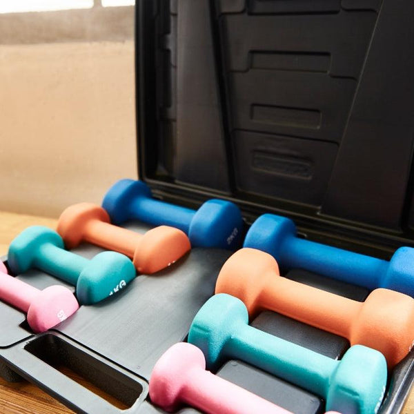 Set de gantere fixe pentru Aerobic 10 KG - Gorilla Sports Ro