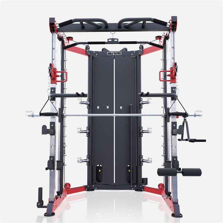 Aparat multifunctional Power Rack cu greutati - Gorilla Sports Ro
