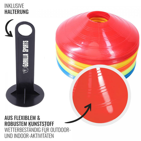 Set 50 discuri de marcare - Gorilla Sports Ro