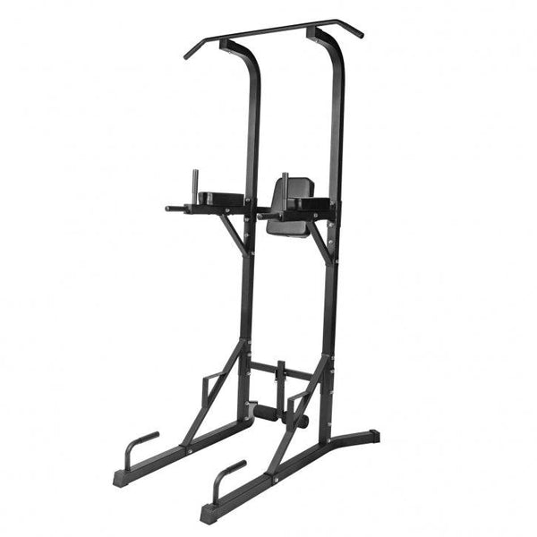Power Tower Dip Station cu bară de tracțiuni și aparat pentru abdomene