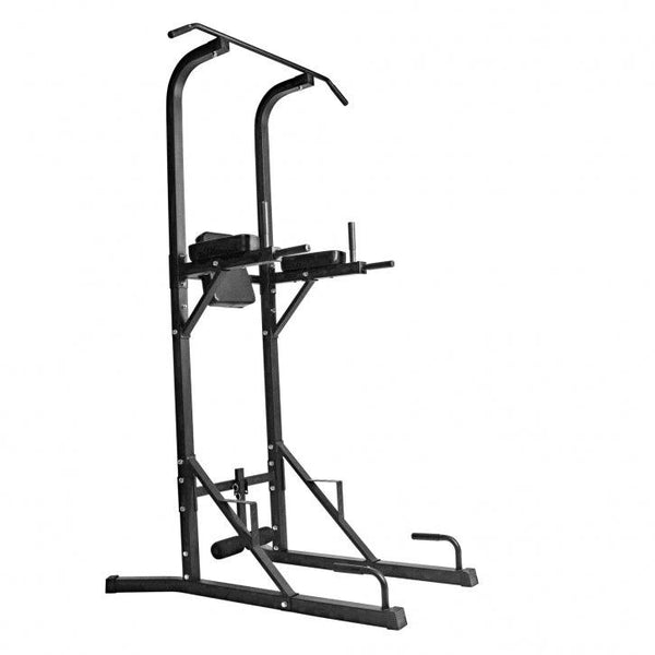 Power Tower Dip Station cu bară de tracțiuni și aparat pentru abdomene