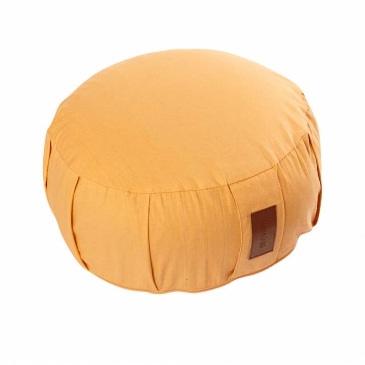 Pernă de meditație rotundă, cu diametrul de 30 cm și înălțimea de 18 cm