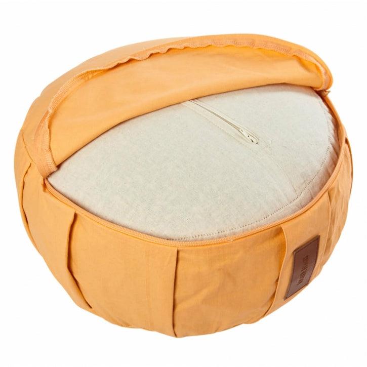 Pernă de meditație rotundă, cu diametrul de 30 cm și înălțimea de 18 cm