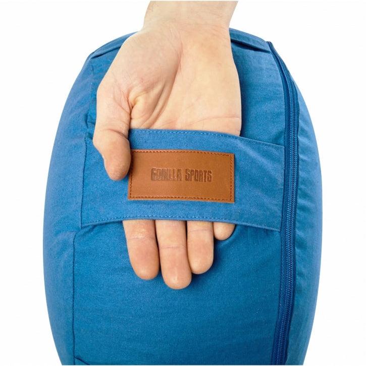 Pernă de meditație rotundă, cu diametrul de 30 cm și înălțimea de 18 cm
