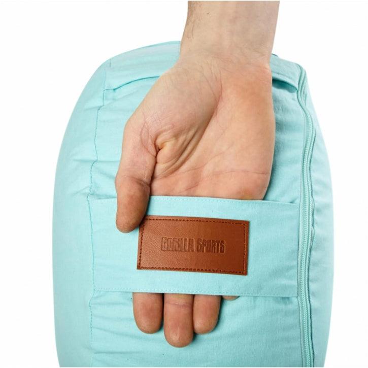 Pernă de meditație rotundă, cu diametrul de 30 cm și înălțimea de 18 cm