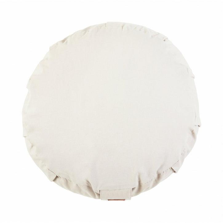 Pernă de meditație rotundă, cu diametrul de 30 cm și înălțimea de 18 cm