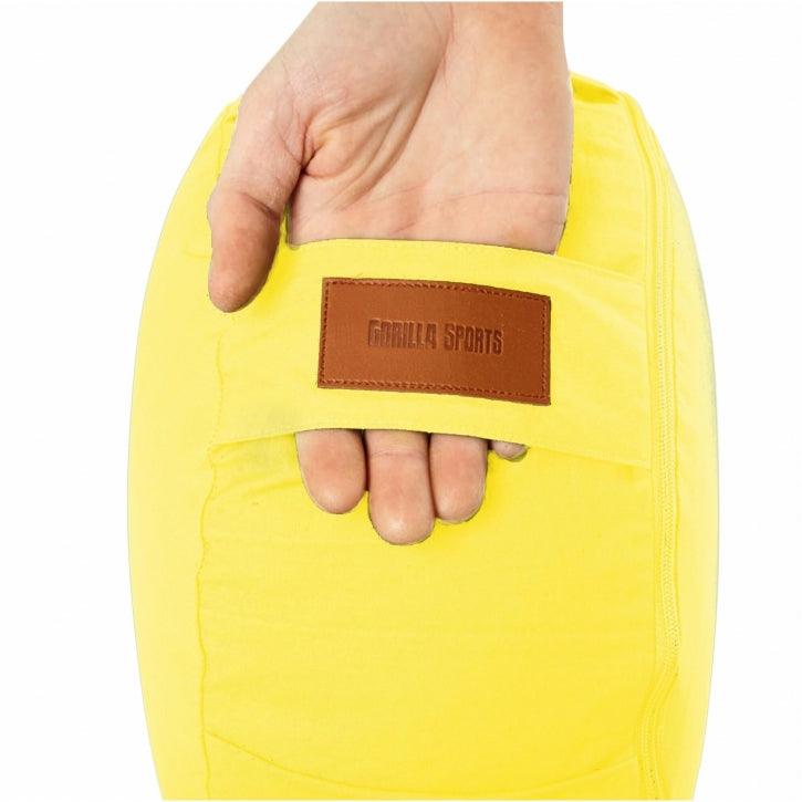 Pernă de meditație rotundă, cu diametrul de 30 cm și înălțimea de 18 cm