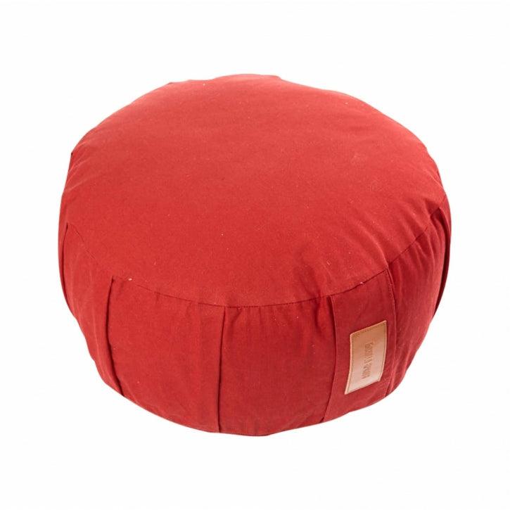 Pernă de meditație rotundă, cu diametrul de 30 cm și înălțimea de 18 cm