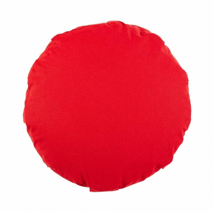 Pernă de meditație rotundă, cu diametrul de 30 cm și înălțimea de 18 cm