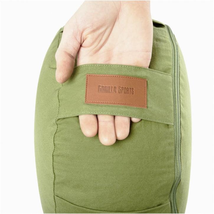 Pernă de meditație rotundă, cu diametrul de 30 cm și înălțimea de 18 cm