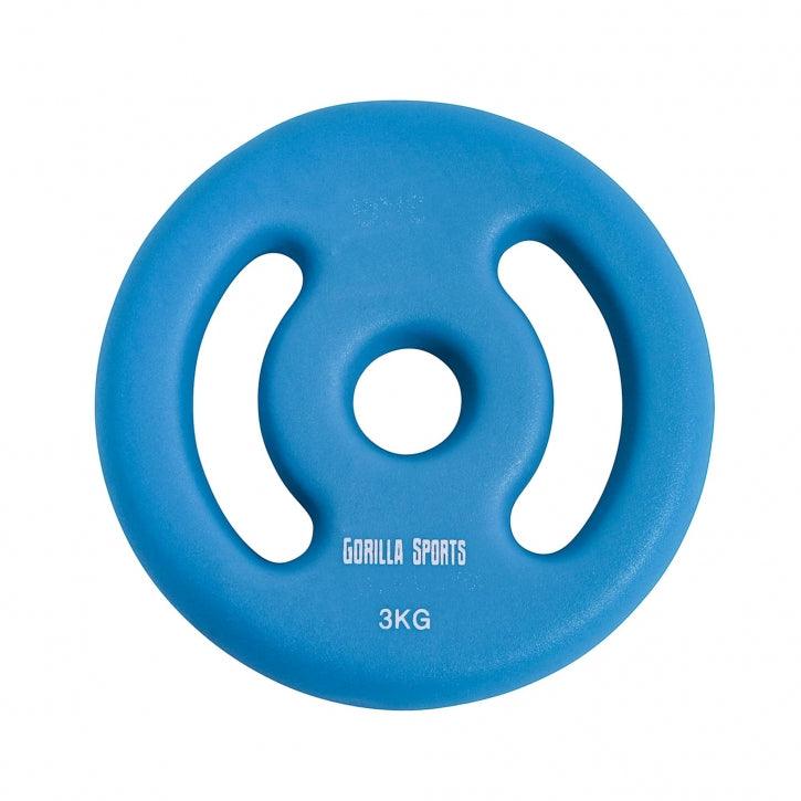 Set de discuri de haltere din neopren 2 - 10 kg