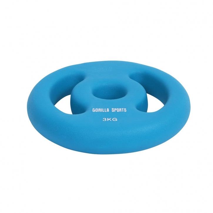 Set de discuri de haltere din neopren 2 - 10 kg