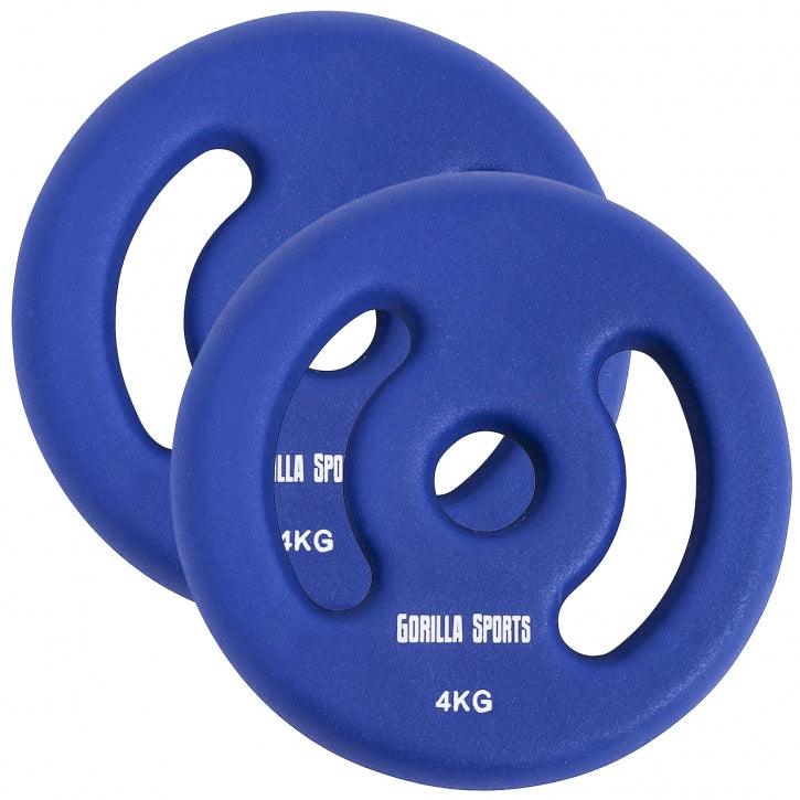 Set de discuri de haltere din neopren 2 - 10 kg