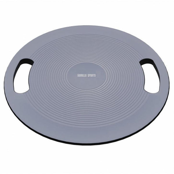 Placa de echilibru cu mânere, negre/gri închis - Gorilla Sports Ro