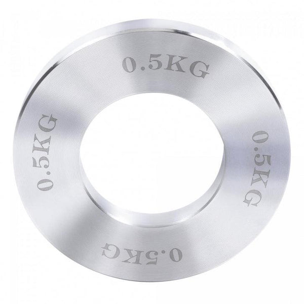 Set discuri de greutate 50/51mm crom 5 kg, inclusiv geantă de transport - Gorilla Sports Ro