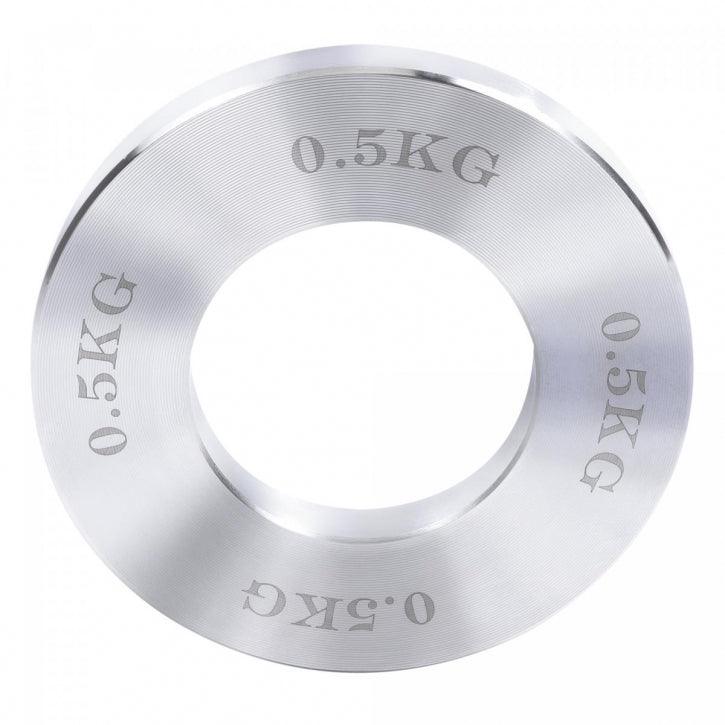Set de discuri de haltere cromate Olympia 5 kg, inclusiv geantă de transport