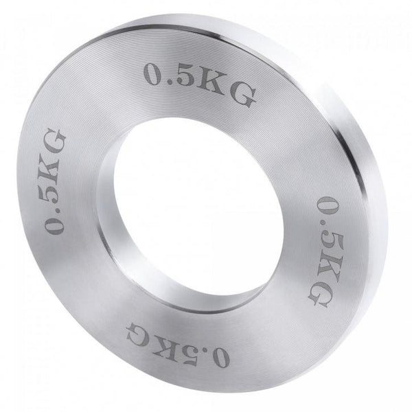 Set discuri de greutate 50/51mm crom 5 kg, inclusiv geantă de transport - Gorilla Sports Ro